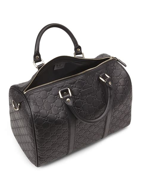 gucci mini black web boston bag|Gucci small Boston bag.